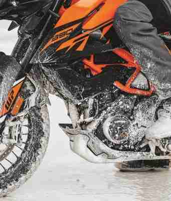 2023 KTM 390 Adventure spoked wheels with aluminium rims
