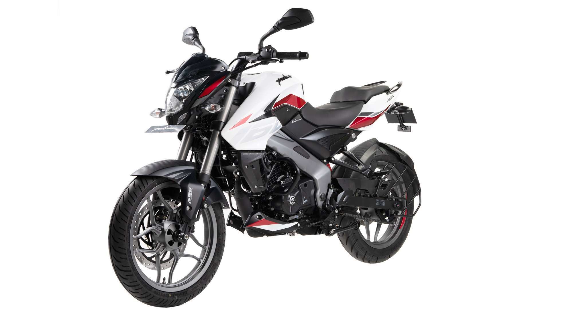 2023 Pulsar NS 160 with USD forks Pearl white