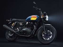 2023 Royal Enfield Interceptor Barcelona Blue