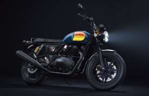 2023 Royal Enfield Interceptor Barcelona Blue