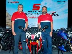 TVS Apache brand reaches 5 million sales milestone