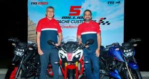 TVS Apache brand reaches 5 million sales milestone