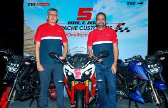 TVS Apache brand reaches 5 million sales milestone