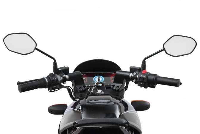 Odysse VADER electric bike handlebar and meter