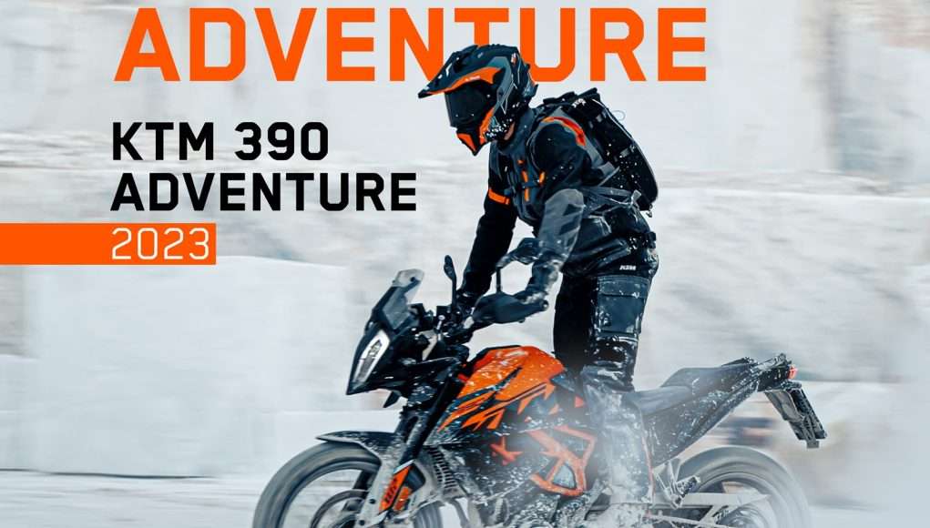 2023 KTM 390 ADVENTURE with spoke wheels and adjustable suspensions