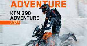 2023 KTM 390 ADVENTURE with spoke wheels and adjustable suspensions