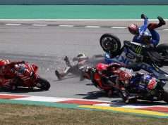 Motorcycle crash