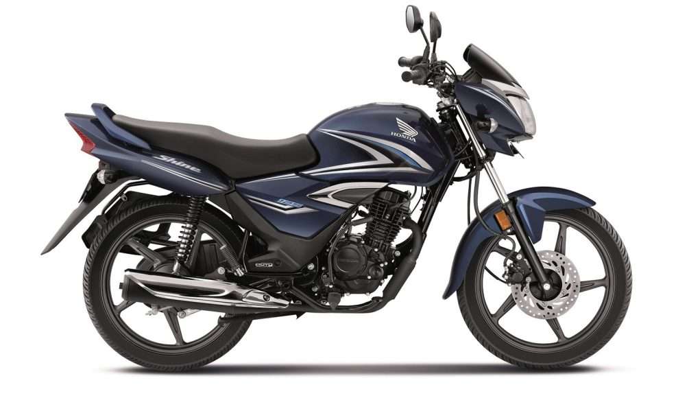 Honda Shine 125 Decent Blue Metallic colour option