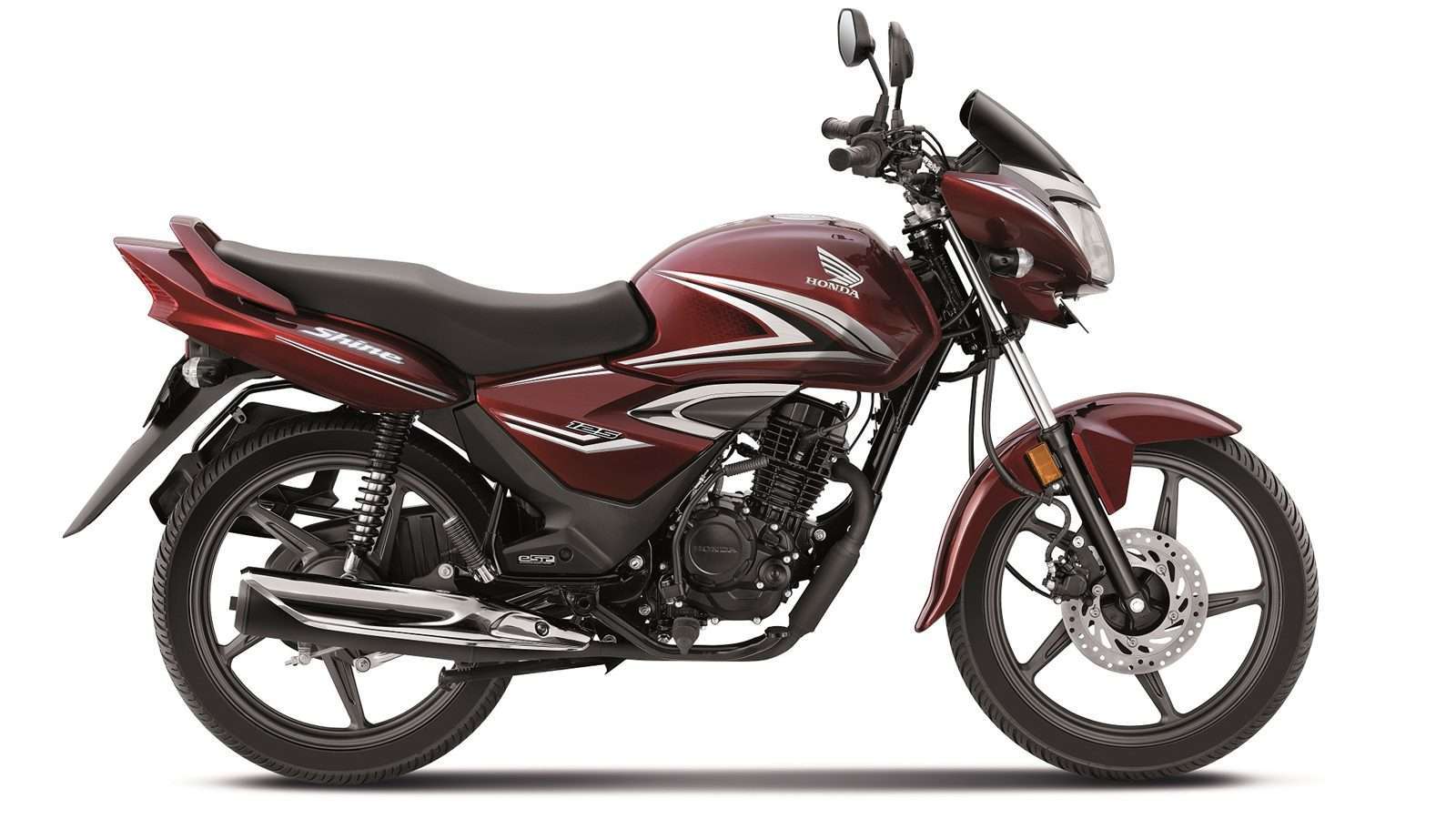 Honda Shine 125 Rebel Red Metallic colour option