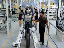 Royal Enfield factory assembly line CKD Nepal