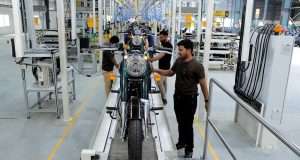Royal Enfield factory assembly line CKD Nepal