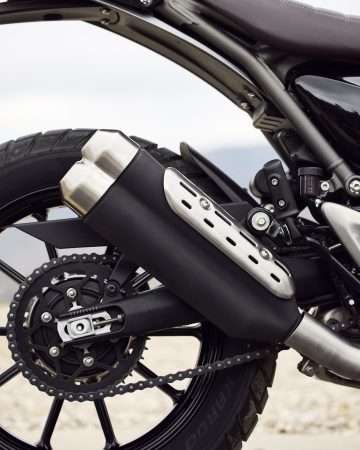 Triumph Scrambler 400 X exhaust silencer