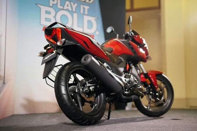 Honda SP160 silencer and brake light