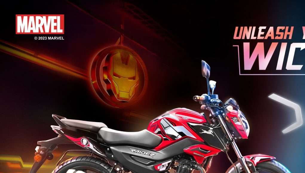 TVS Raider Super Squad Edition Iron Man