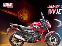 TVS Raider Super Squad Edition Iron Man