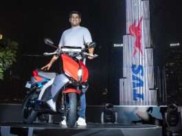 TVS X electric scooter