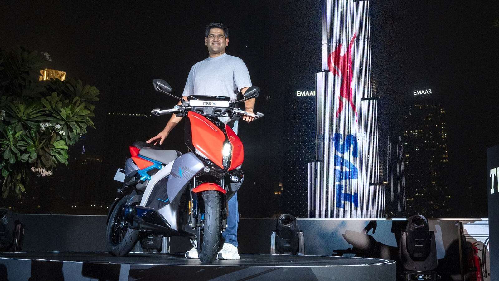 TVS X electric scooter