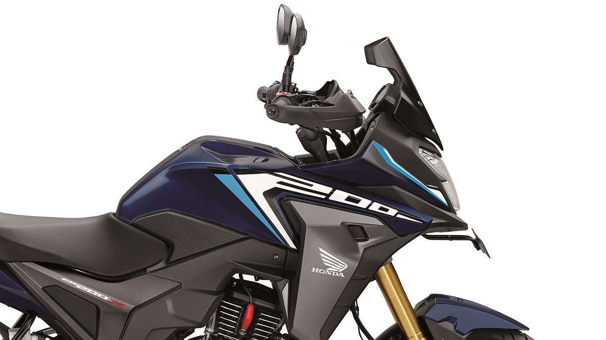 Honda 2023 CB200X Decent Blue Metallic (new)