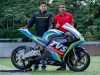 TVS Apache RTE (Racing Throttle Electric) race motorcycle