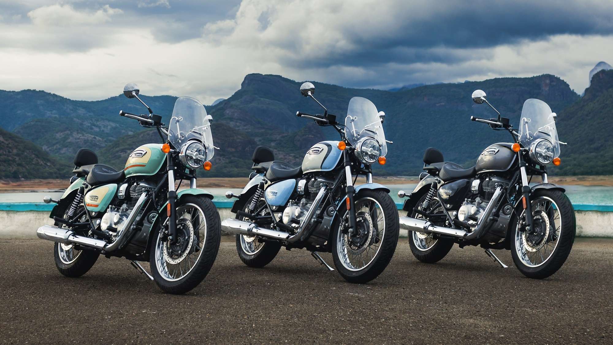 Meteor 350 - Aurora colour options