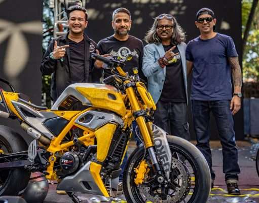 Custom Modified TVS Apache RTR 310 by Smoked Garage